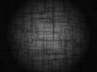 Cyber ​​material_background image_monochrome