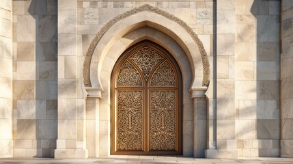 Ornate Doorway of a Mosque