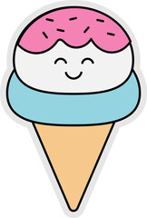 funny cartoon ice cream