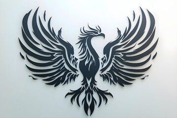 Obraz premium A tattoo drawing idea on a white background, featuring simple yet impactful designs. The clean lines and stark contrast create a visually striking effect, perfect for timeless and versatile artwork.