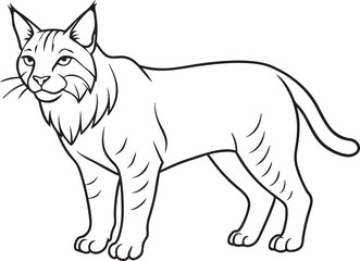 Bobcat vector png file