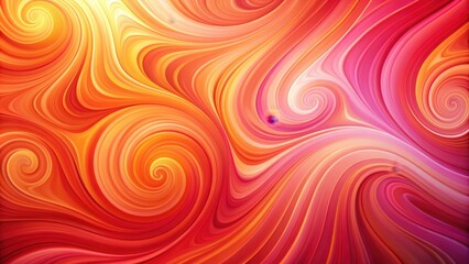 Obraz premium Abstract background with vibrant orange and pink swirls, vibrant, abstract, background, colorful, orange, pink, swirls, design