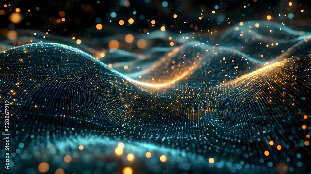 Poster Convergence of Data Streams in a 3D Digital Information Hub An abstract visualization of information gathering analysis and discovery powered by advanced technologies and intelligence