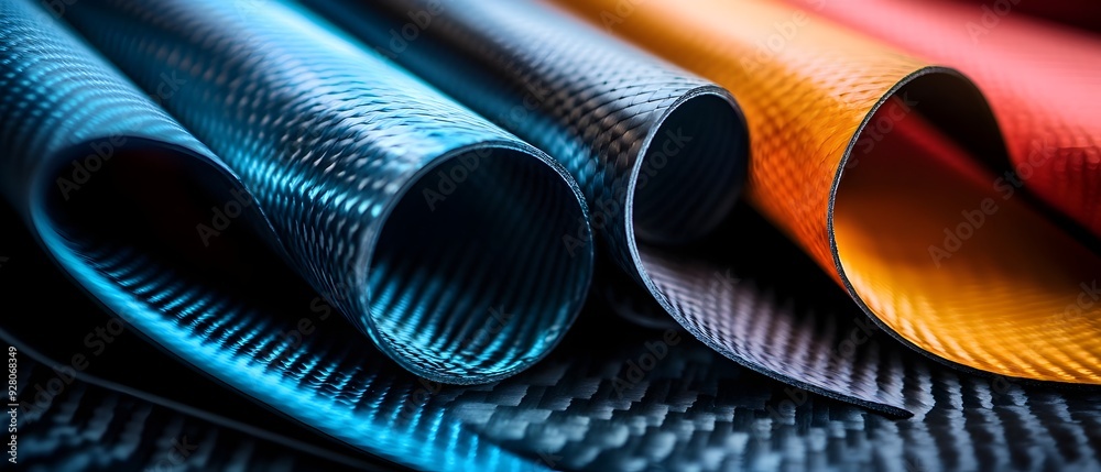Poster durable synthetic composites visualizing high performance engineering and construction applications 