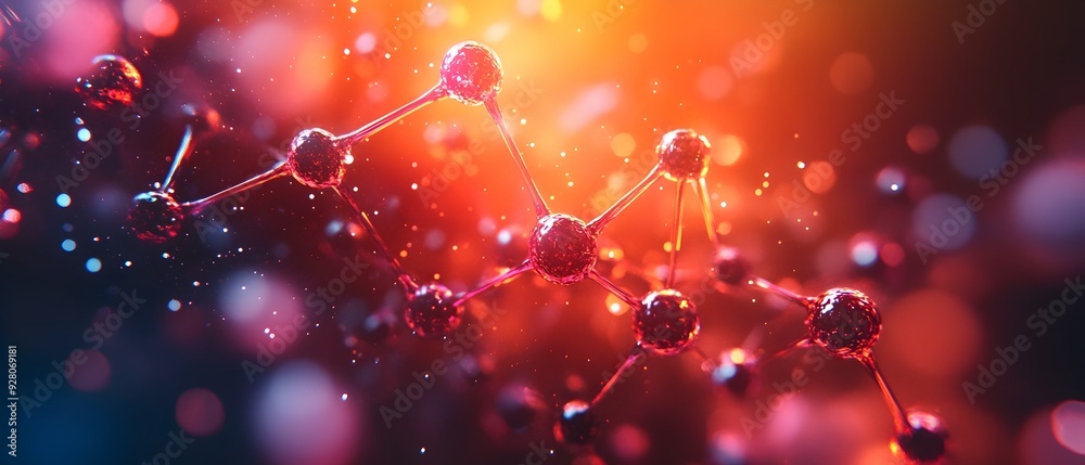 Poster visualizing breakthroughs in material science for modern applications through a photography concept 