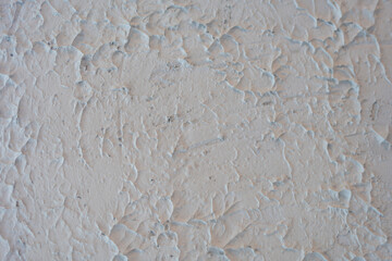 Abstract background texture concrete or plaster hand made wall. White stucco wall