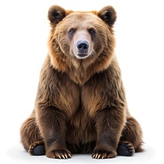 bear isolated on white background