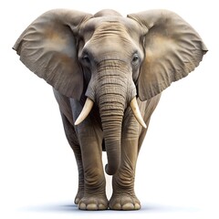 Obraz premium elephant isolated on white background