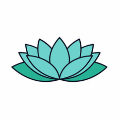 lotus flower vector illustration, Flowers vector art, lotus flower silhouette, lotus flower icon, lotus flower line art,eps, black and white lotus