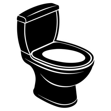 recommend clip art: Toilet bowl isolated on white, Toilet bowl vector art, Toilet bowl silhouette, Toilet bowl icon, Toilet bowl line art,eps, black and white Toilet bowl
                    