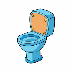 Toilet bowl isolated on white, Toilet bowl vector art, Toilet bowl silhouette, Toilet bowl icon, Toilet bowl line art,eps, black and white Toilet bowl
