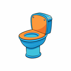 Toilet bowl isolated on white, Toilet bowl vector art, Toilet bowl silhouette, Toilet bowl icon, Toilet bowl line art,eps, black and white Toilet bowl
