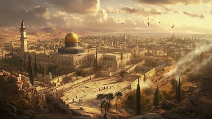 Fototapeta premium dome of the rock