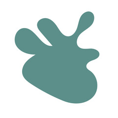 Obraz premium Green abstract shapes vector 