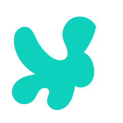 Green abstract shapes vector 