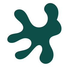 Green abstract shapes vector 