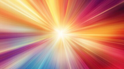 Obraz premium Abstract Light Burst Background with Red, Orange, and Yellow Colors.