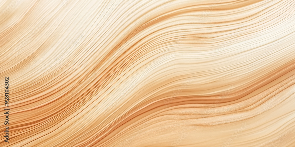 Aufkleber Abstract orange texture background with wavy lines creating a flowing pattern