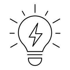 Ideas Editable Line Icons. Green Technology, Net Zero, Carbon Neutral and Environmental Sustainability Concept in Minimal Style. Thin Outline Icons Collection