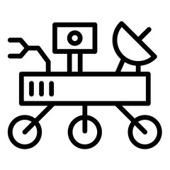 Mars Rover for Space Icon