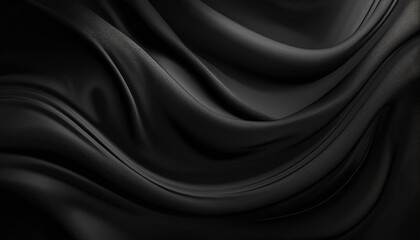 Black background smooth silk wavy header