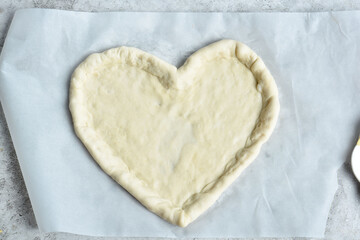 Making Heart Shaped Pepperoni Pizza