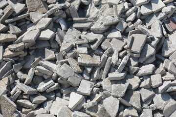  Rushed concrete material full frame