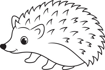 Hedgehog vector png file illutrator © BLACKEYE001