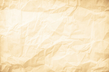 Crumpled brown paper texture. Abstract background and texture for design.