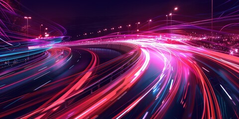 Obraz premium Abstract Urban Lights