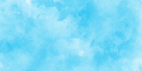 Abstract hand paint square stain watercolor background,Modern and paper texture design with sky blue cloud,blue sky with clouds. realistic vector cloudy sky,