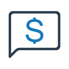 Obraz premium Business chat icon