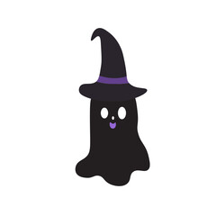 Halloween Cute Ghost Illustration