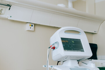 Pregnancy monitoring equipment in hospital