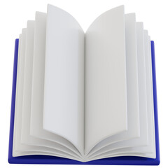 Open Blank Book