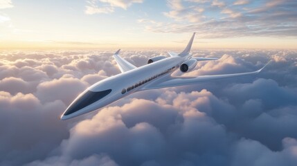 Fototapeta premium Engineers are at the forefront of designing eco-friendly aerospace technologies, driving an industry-wide commitment to sustainability.