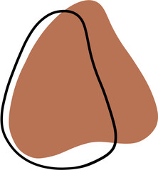Abstract Organic Doodle Shape