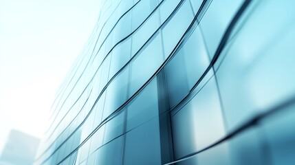 Abstract Glass Facade Architecture