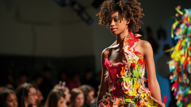 Upcycled fashion show