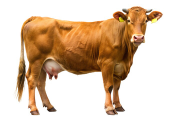 Png cow on white