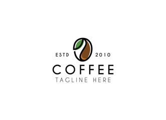 Coffee shop symbol and logo design vector illustration