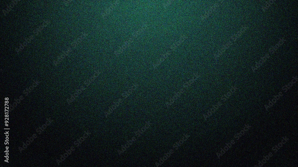 Wall mural green noisy color gradient background, grainy texture effect, poster header banner design backdrop