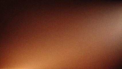 Brown noisy color gradient background, grainy texture effect, poster header banner design backdrop 