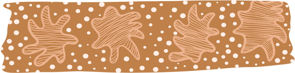 Abstract Washi Tape Doodle Design