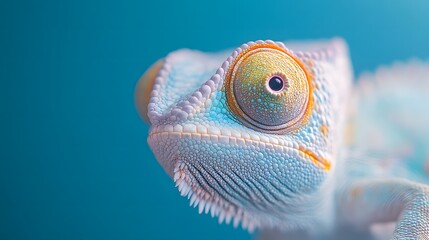 Fototapeta premium カメレオンのクローズアップ