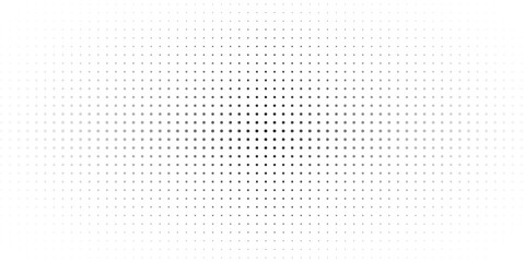Abstract halftone background with wavy surface made of gray dots on white. eps 10