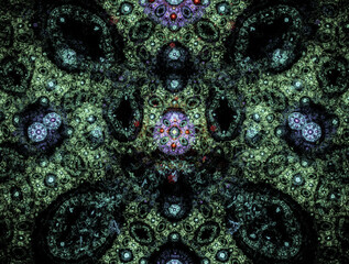 Imaginatory fractal abstract background Image