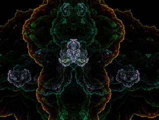Imaginatory fractal abstract background Image