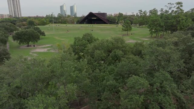 Reveal of Miller Hill in Hermann Park in Houston, TX