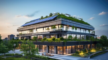 Obraz premium innovation modern office architecture